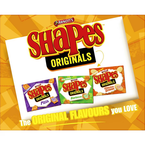 Arnott's Shapes Cheddar Cracker Biscuits 175g