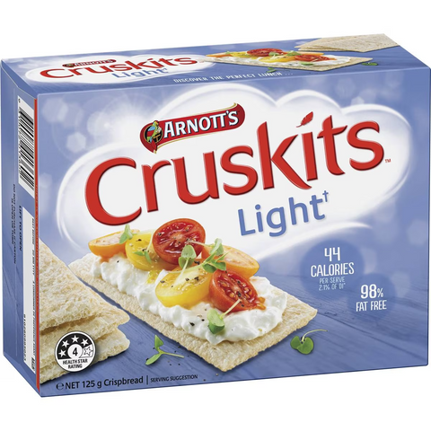 Arnott's Cruskits 98% Fat Free Crispbreads 125g