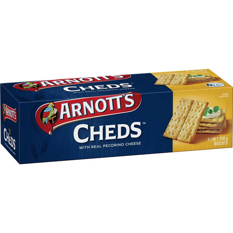 Arnott's Cheds Cheese Crackers 250g