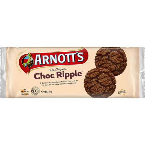 Arnott's Choc Ripple Plain Biscuits 250g