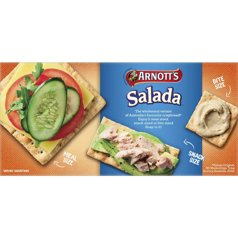 Arnott's Salada Wholemeal Crispbreads 250g