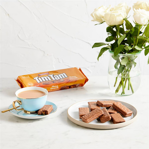 Arnott's Tim Tam Chewy Caramel Chocolate Biscuits 175g