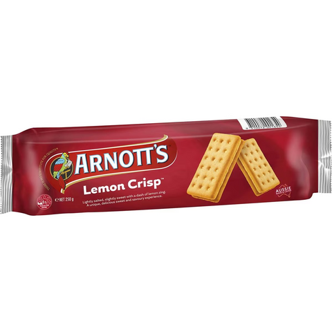 Arnott's Lemon Crisp Cream Biscuits 250g