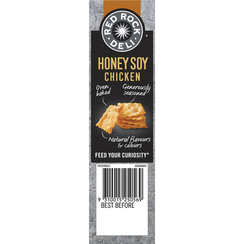 Red Rock Deli Deli Style Crackers Honey Soy Chicken 135g