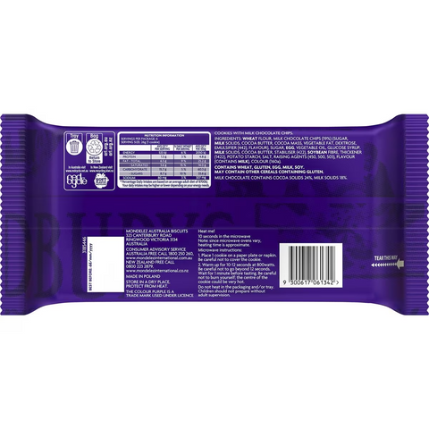 Cadbury Classic Choc Chip Cookies 156g