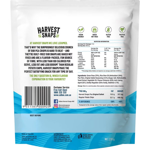 Calbee Harvest Snaps Original Salted 230g