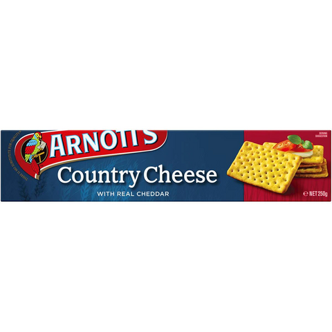 Arnott's Country Cheese Crackers 250g