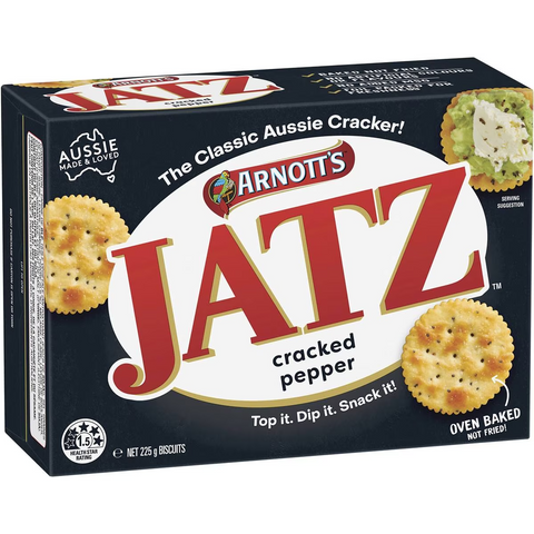 Arnott's Jatz Cracked Pepper Crackers 225g