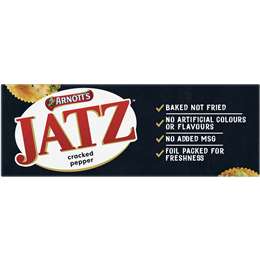 Arnott's Jatz Cracked Pepper Crackers 225g