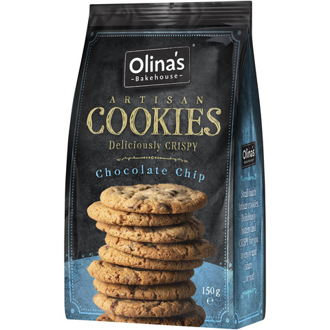 Olina's Bakehouse Bakehouse Artisan Cookies Chocolate Chip 150g