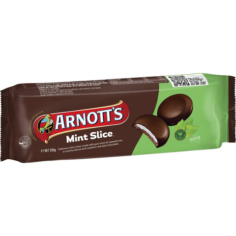 Arnott's Mint Slice Chocolate Biscuits 200g