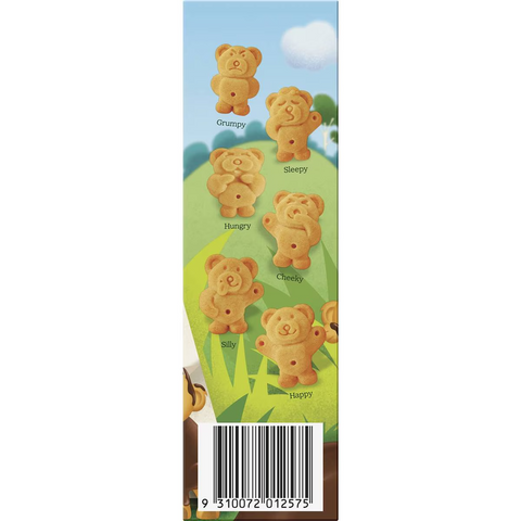 Arnott's Tiny Teddy Chocolate Half Coat Biscuits 200g