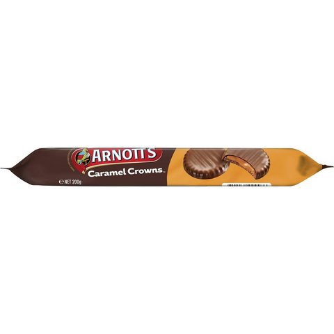 Arnott's Caramel Crown Chocolate Biscuits 200g