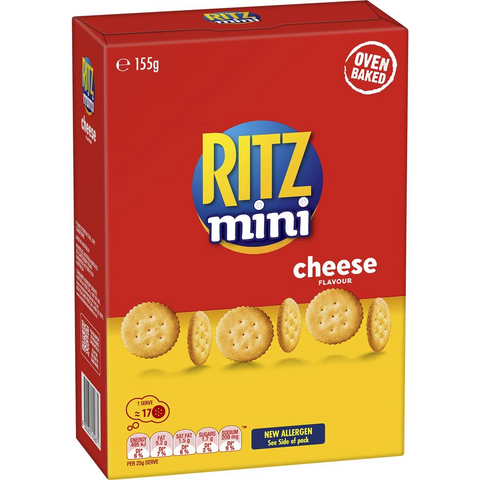 Ritz Mini Crackers Cheese Flavour 155g