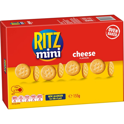 Ritz Mini Crackers Cheese Flavour 155g