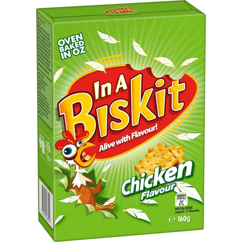 In A Biskit Chicken Crackers 160g