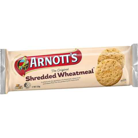 Arnott's Shredded Wheatmeal Plain Biscuits 250g