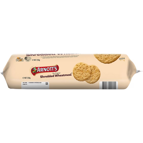 Arnott's Shredded Wheatmeal Plain Biscuits 250g