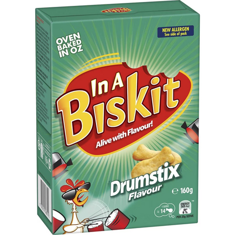 In A Biskit Drumstix Crackers 160g