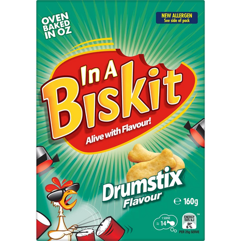 In A Biskit Drumstix Crackers 160g