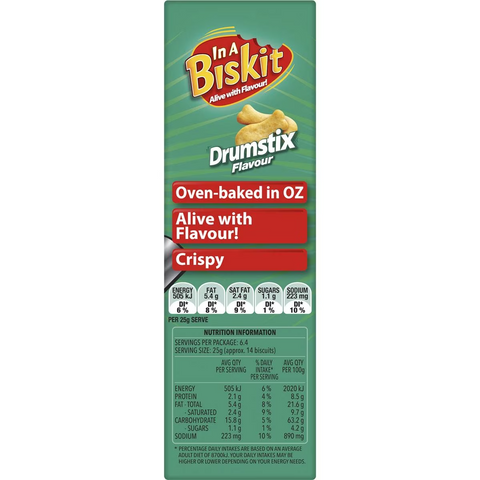 In A Biskit Drumstix Crackers 160g