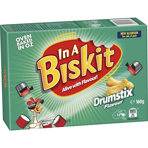 In A Biskit Drumstix Crackers 160g