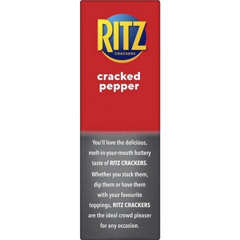 Ritz Black Pepper Crackers 227g