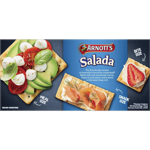 Arnott's Salada Sourdough Crispbread 250g