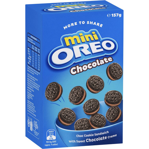 Oreo Mini Chocolate Cookies 157g