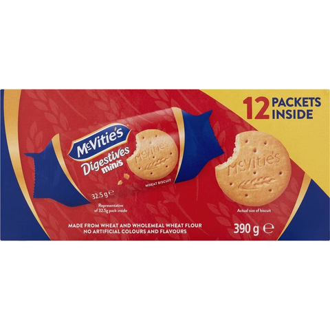 Mcvitie's Digestives Minis Biscuits Multipack 12 Pack