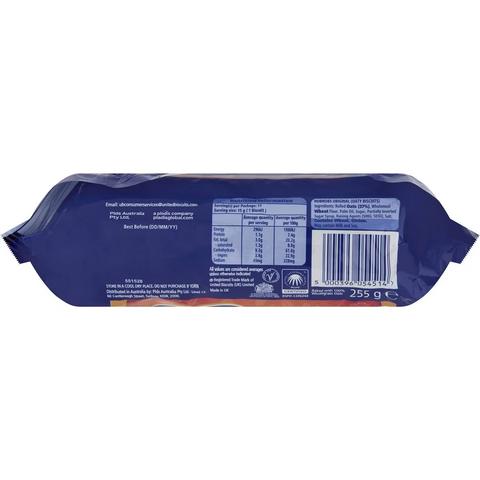 Mcvitie's Hobnobs Orignial Oat Snap 255g