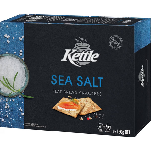 Kettle Flat Bread Crackers Sea Salt 150g