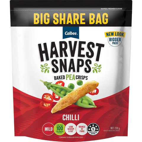 Calbee Harvest Snaps Chilli 230g