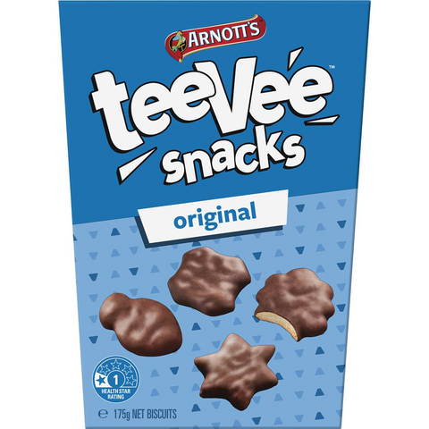 Arnott's Tee Vee Snacks Original Chocolate Biscuits 175g