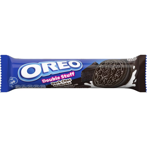 Oreo Double Stuff Dark Chocolate Mudcake Cookies 131g