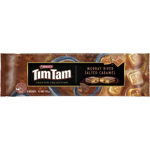 Arnott's Tim Tam Murray River Salted Caramel Chocolate Biscuits 175g