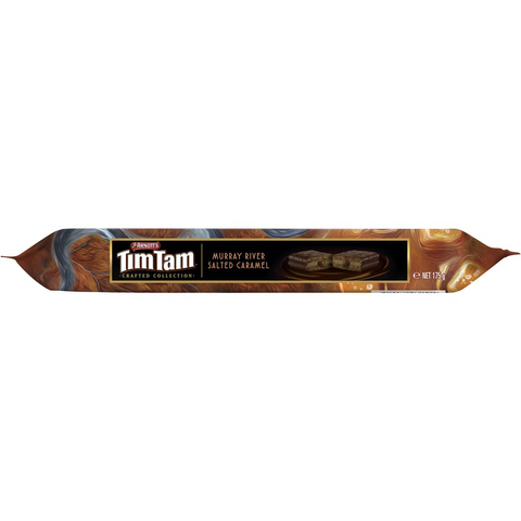 Arnott's Tim Tam Murray River Salted Caramel Chocolate Biscuits 175g