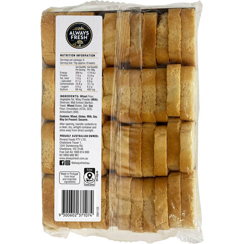 Always Fresh Mini Toasts 90g