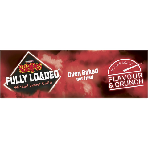 Arnott's Shapes Fully Loaded Wicked Sweet Chilli Cracker Biscuits 130g