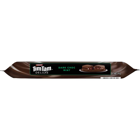 Arnott's Tim Tam Deluxe Dark Choc Mint Chocolate Biscuits 175g