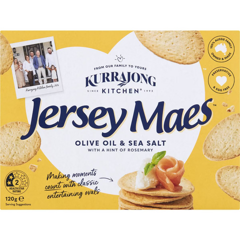 Kurrajong Kitchen Jersey Maes Olive Oil & Sea Salt 120g