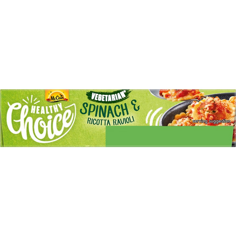 Mccain Spinach & Ricotta Ravioli Healthy Choice Frozen Meal 350g