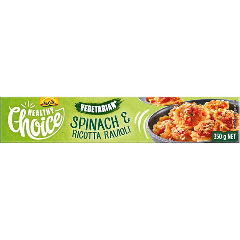 Mccain Spinach & Ricotta Ravioli Healthy Choice Frozen Meal 350g