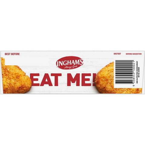 Ingham's Chicken Breast Schnitzel Gluten Free 400g