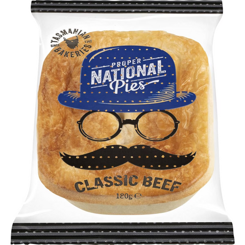 National Pies Classic Beef Pie Single 180g