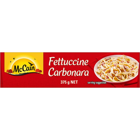 Mccain Fettuccine Carbonara Frozen Meal 375g