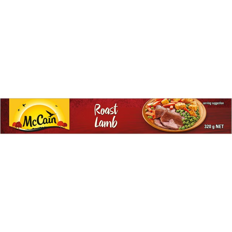 Mccain Dinner Roast Lamb Frozen Meal 320g