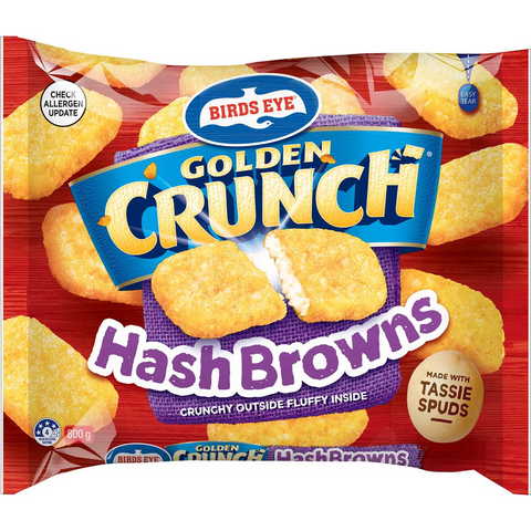 Birds Eye Golden Crunch Hash Browns 800g