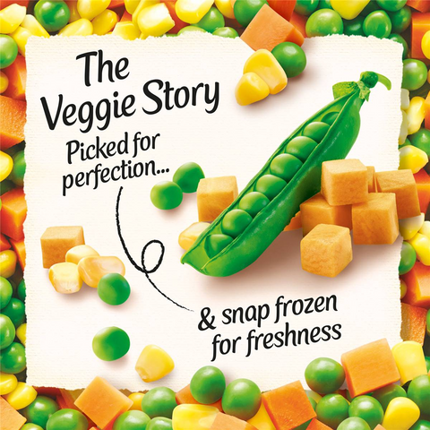 Mccain Mixed Vegetables Peas Corn & Carrot 500g