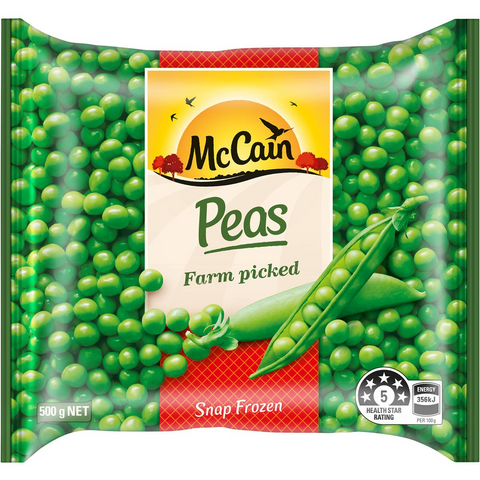 Mccain Frozen Peas 500g